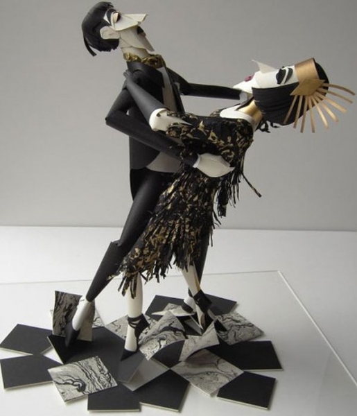 paper figurines art