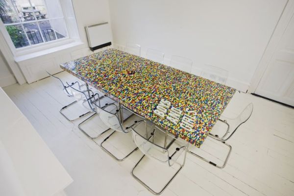 Lego boardroom table