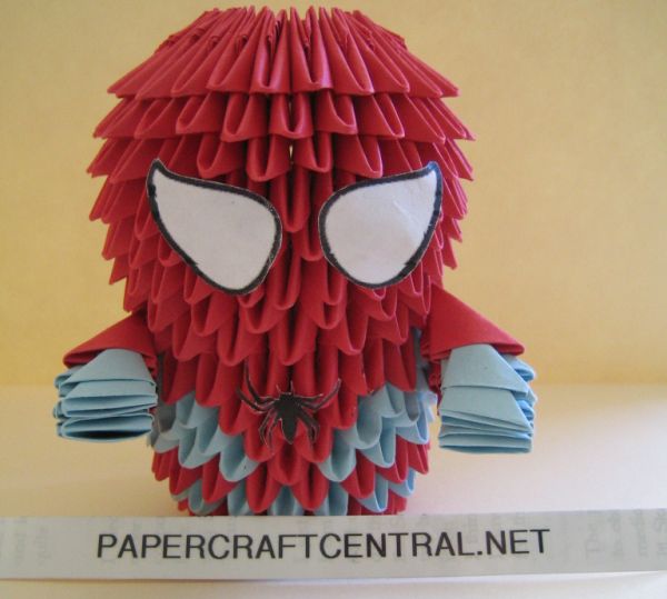 Spider Man 3D Origami