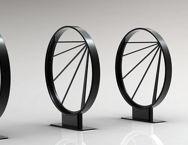 Hoop Shaped Bike Rack