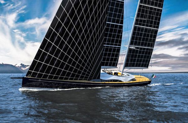 Solar Powered Sailing Yacht Helios