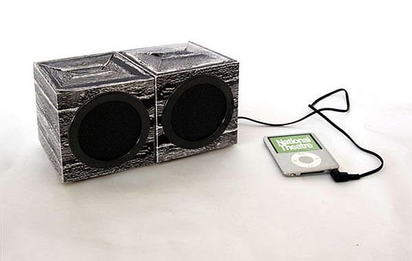 The Cardboard Speaker Set by Danie Pardo