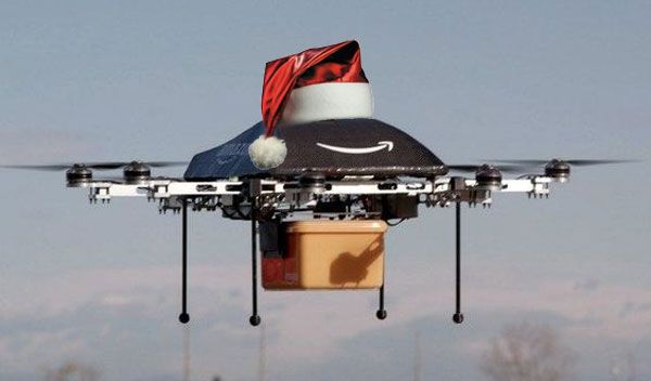 Amazon’s Flying Delivery Robot