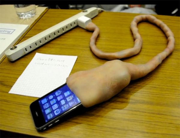 Umbilical Cord iPhone Charger