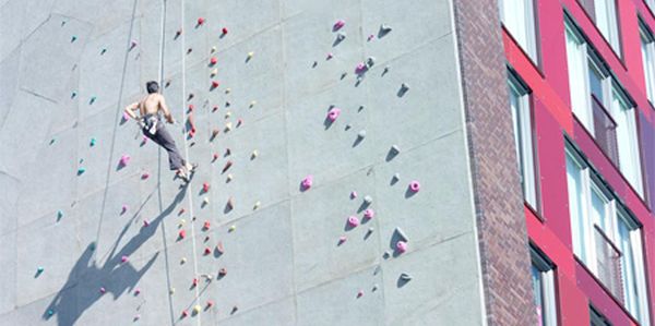 Campus climbing wall