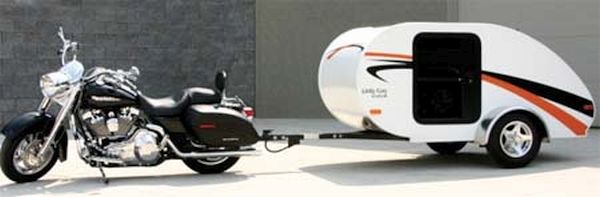 Motorcycle travel trailers