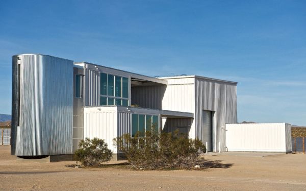 Shipping Container House in Mojave Desert