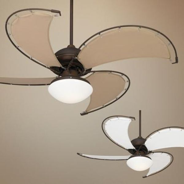 Sun-shaped glass fan