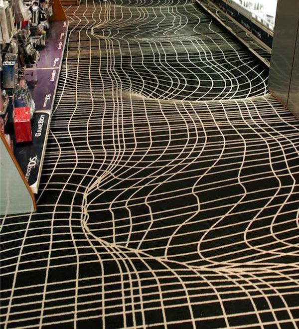 optical illusion carpet