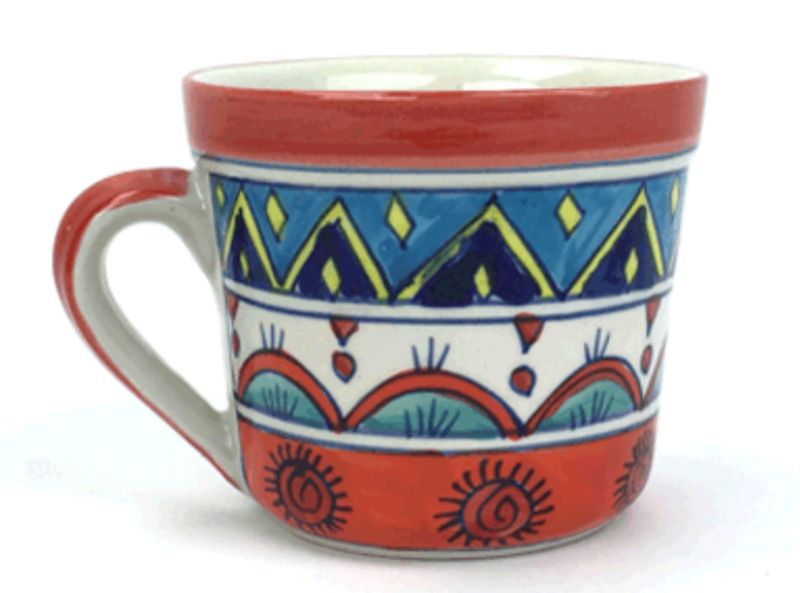 Painted coffee mugs