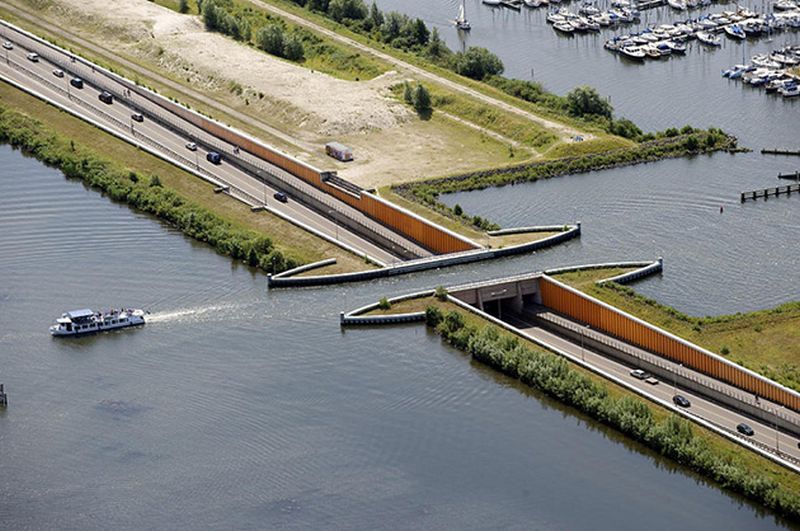 Veluwemeer Aqueduct, Netherland
