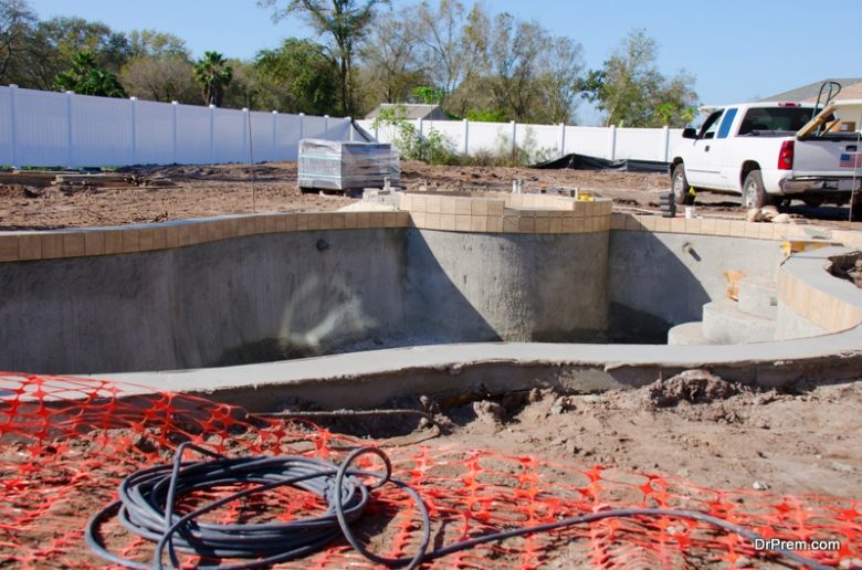 installing inground pool