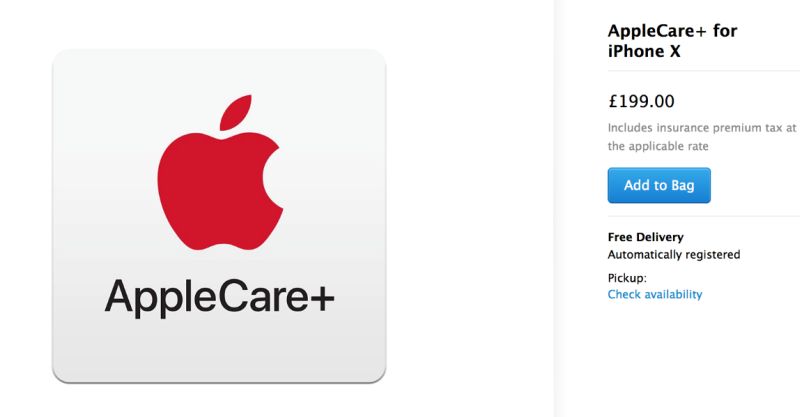 buy applecare+ with iPhone XS