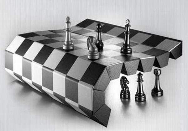Image Roll-Up Chess Board