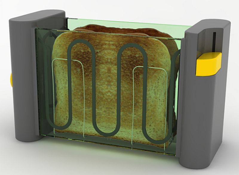 This See-Through Toaster Makes Toasting Fun