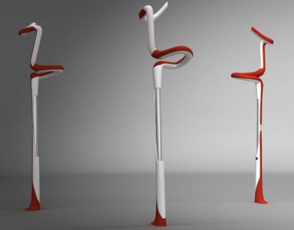 Flamingo crutches