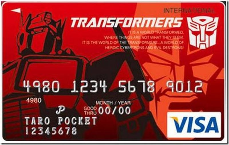 Transformers Credit Card