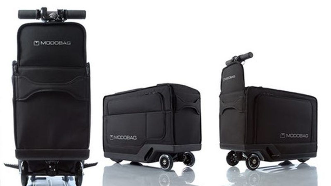 motorized luggage bag