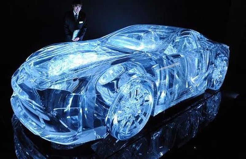 Lexus transparent car