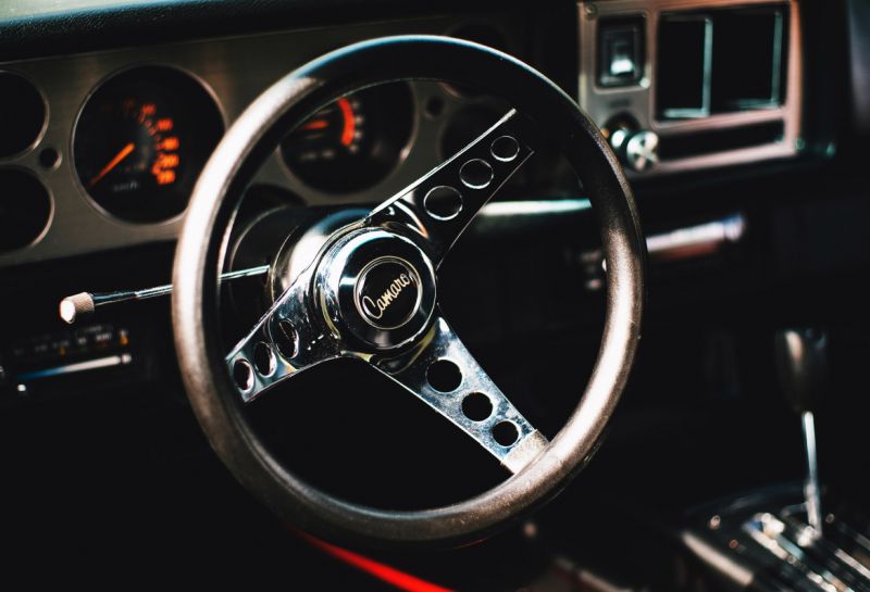 A one-of-a-kind steering wheel