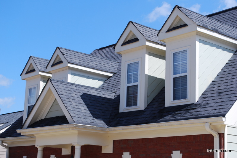 two gable roofs side by side