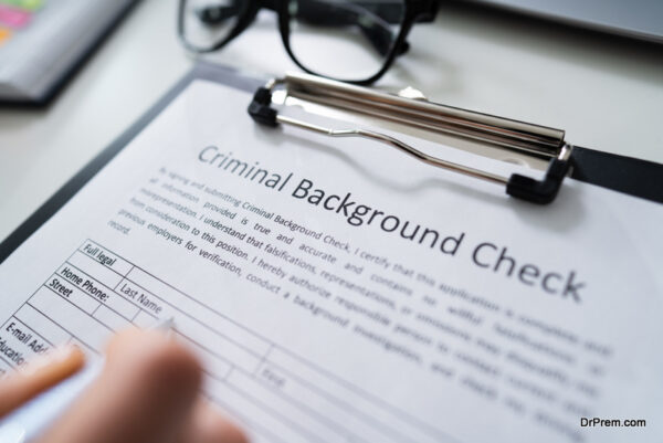 Simple Background Check of an Employee Include