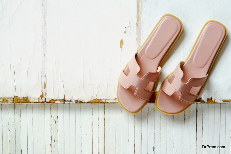 Mixed Material Sandals