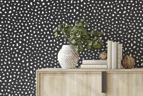 Make a Statement With Temporary Black Wallpaper