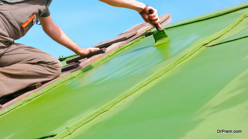 painting Corrugated Metal Roof