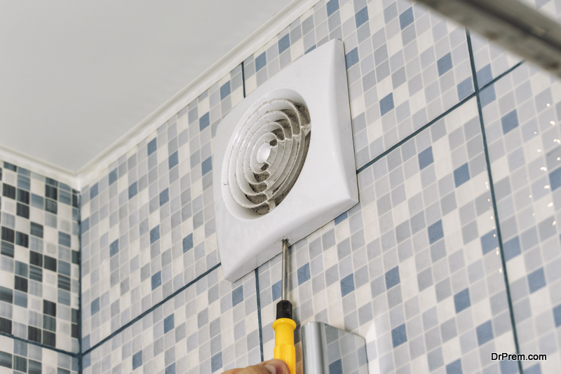 ventilation in the bathroom