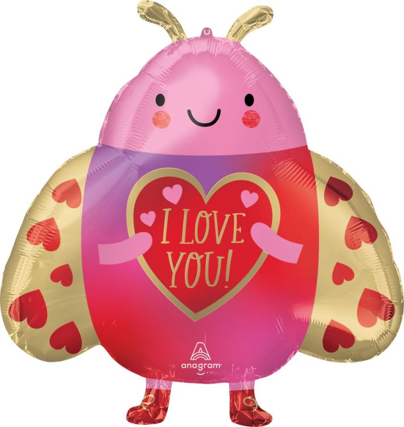 Valentine's Day-themed balloons