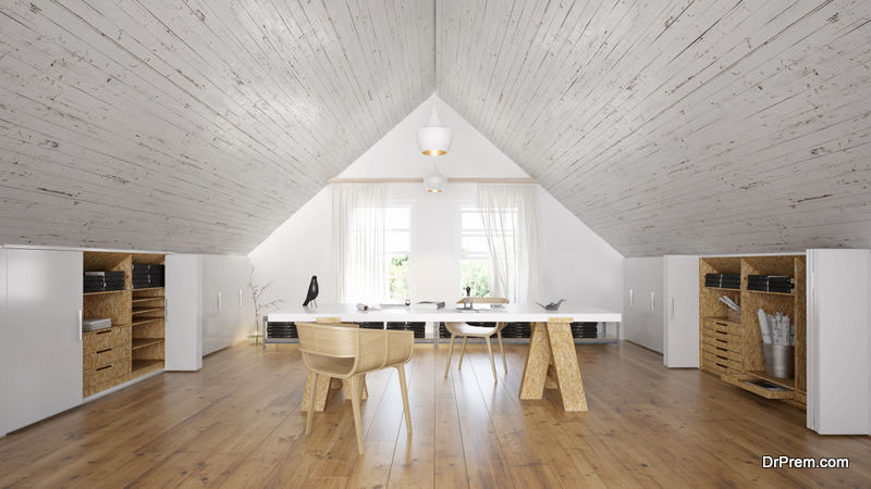 attic home office