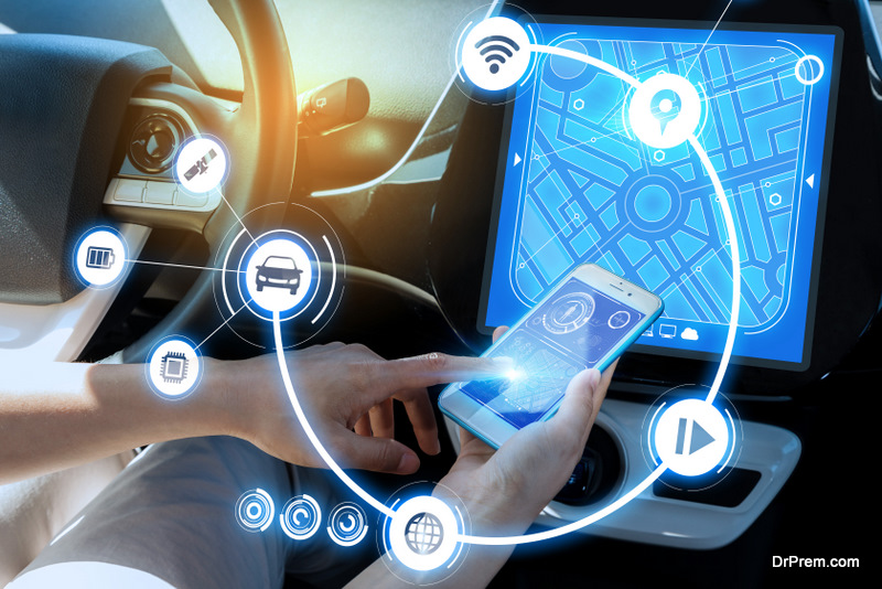 Connected cars are able to share internet access and data