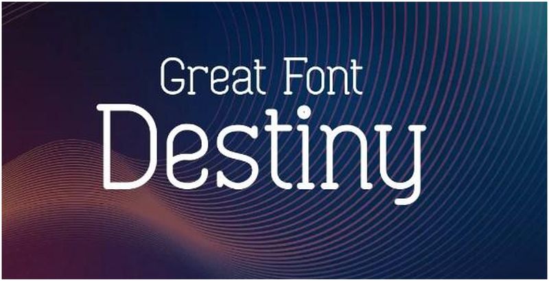 Destiny Monospaced Serif Font