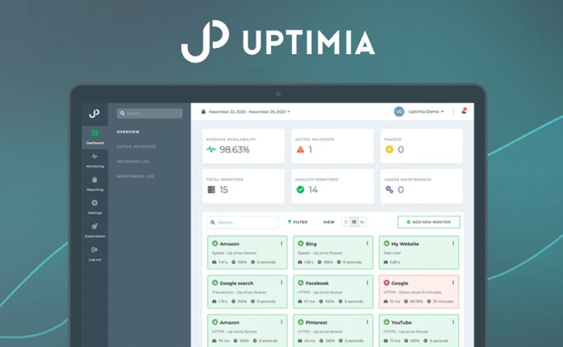 Uptimia Allows You Empower Your Website Analytics