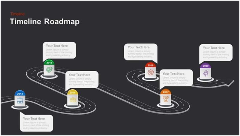 Roadmap infographics