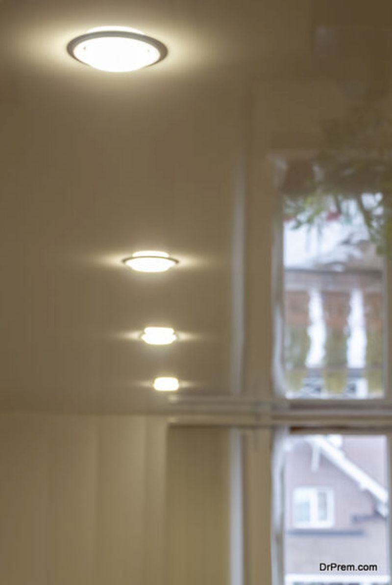 Recessed ceiling LED lights