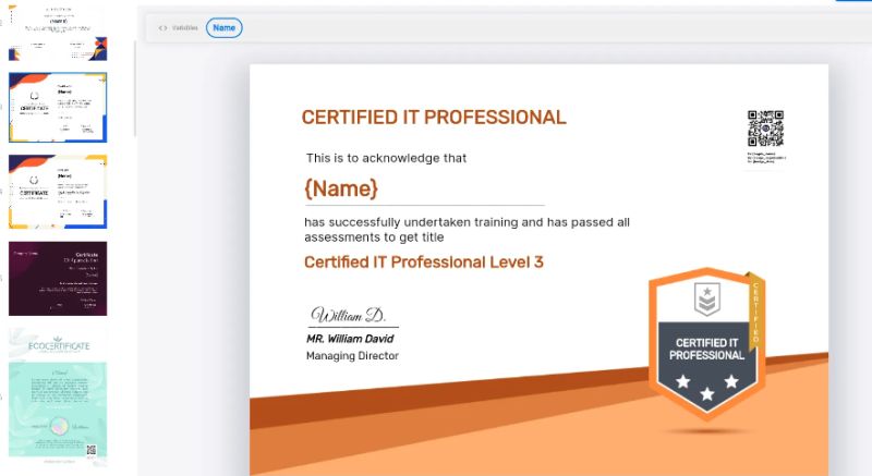 manage your certification process at your fingertips